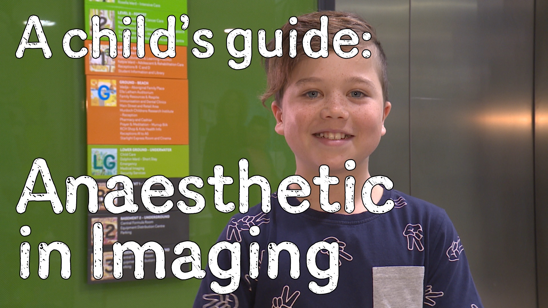 Anaesthetic in imaging