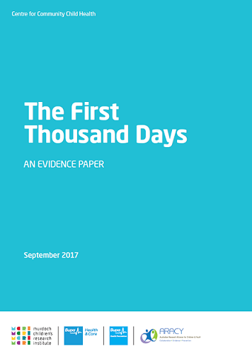 First 1000 days paper cover