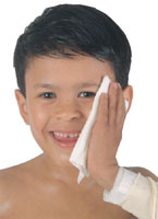  Boy with cool Compresing