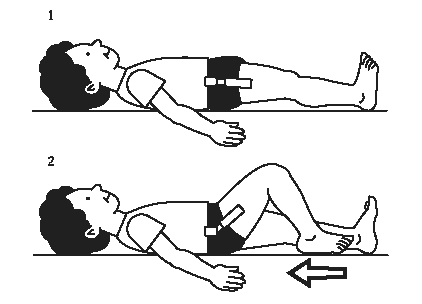 Hip knee bends distractor