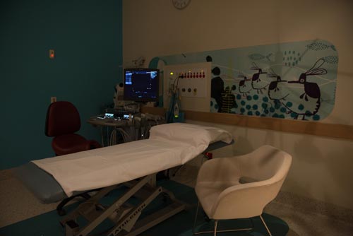 The ultrasound room