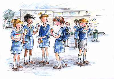 Washing hands cartoon