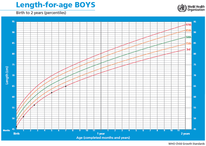 Baby Growth Chart With Automated Plotter Excel Template