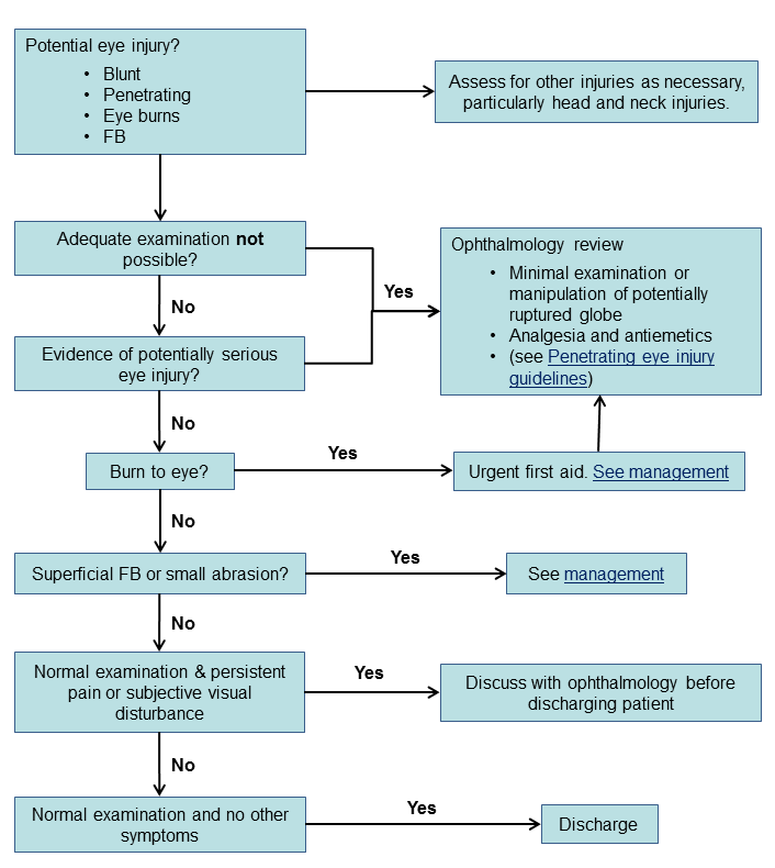 Injury Management Flow Chart