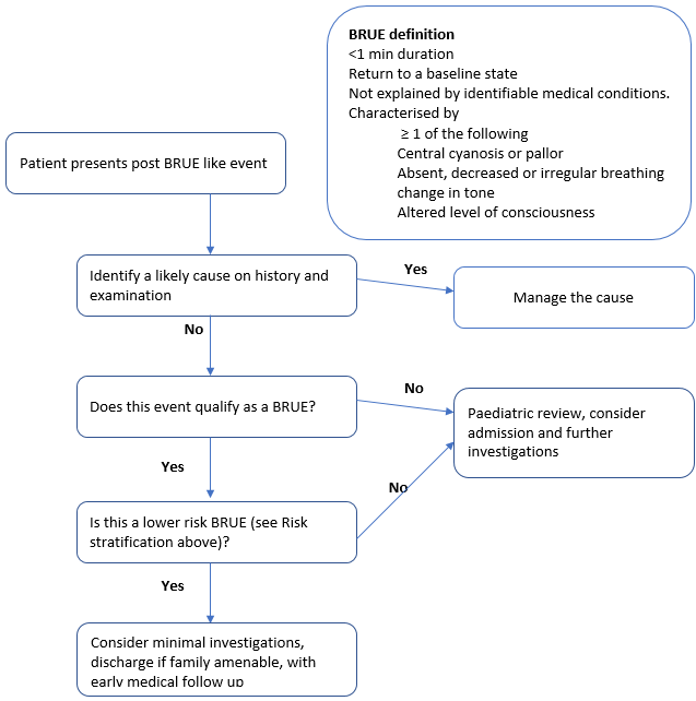 Clinical Practice Guidelines : Brief Resolved Unexplained Event BRUE