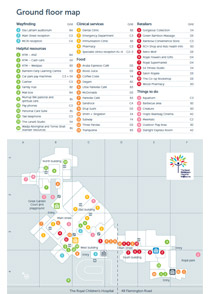 Visitor Directory Map - The Royal Children's Hospital