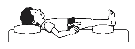Night positioning pillow