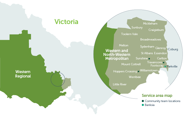 Map of Victoria