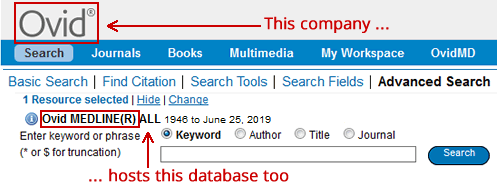 Medline via Ovid