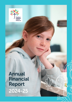 Cover of The Royal Children's Hospital 2024–25 Annual Financial Report