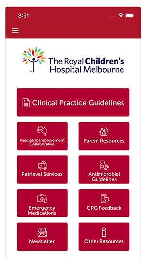 Clinical Practice Guidelines App