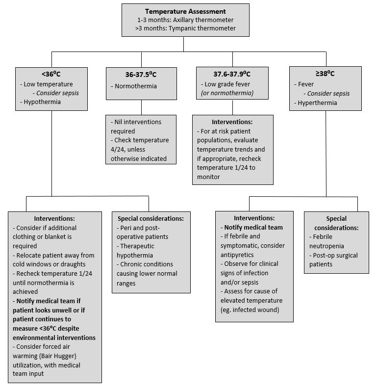 Infant Toddler Fever Chart